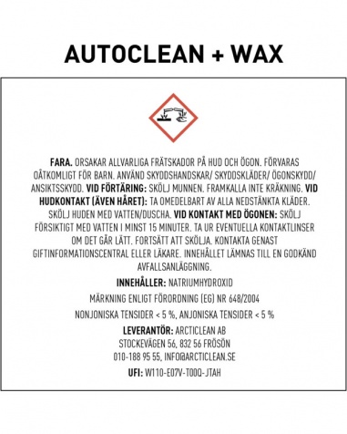 Arcticlean Autoclean +Wax 25l.