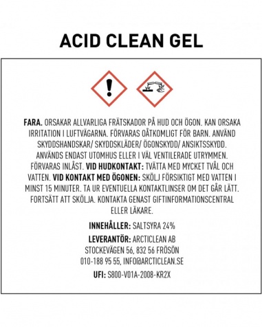 Arcticlean Acid Clean Gel 5l.