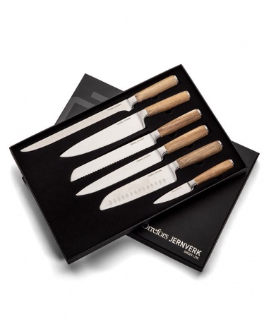 Orrefors Jernverk Knivset 6-pack Acacia