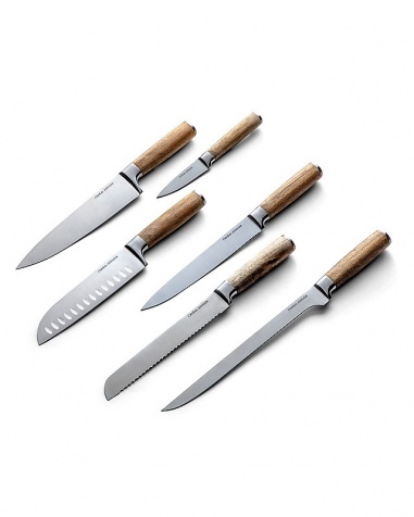 Orrefors Jernverk Knivset 6-pack Acacia