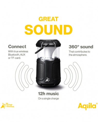 Aqiila Soundbird B10 Dimbar LED-lampa med högtalare